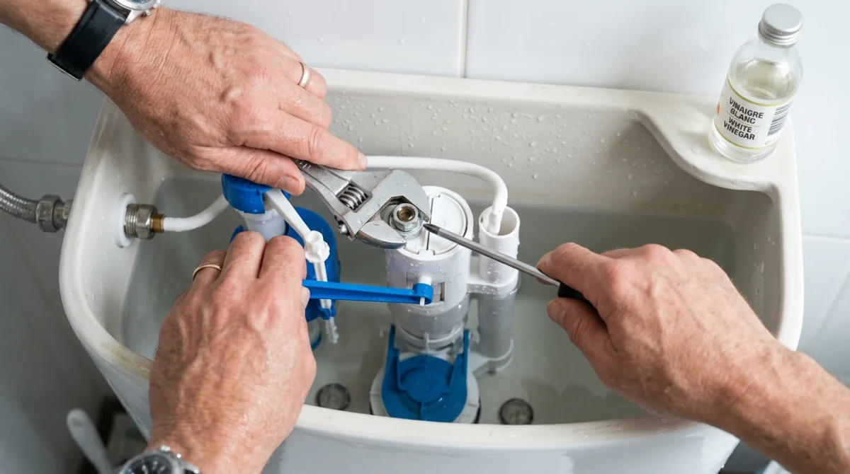 Comment réparer une chasse d'eau qui fuit