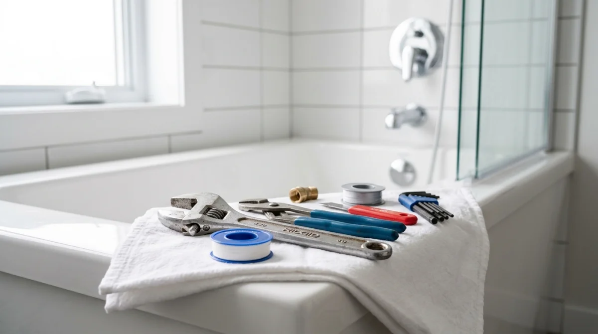 comment changer le robinet de la baignoire