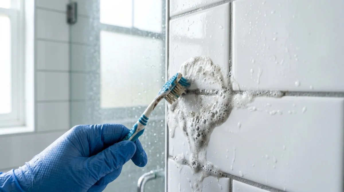 comment enlever les moisissures dans une douche
