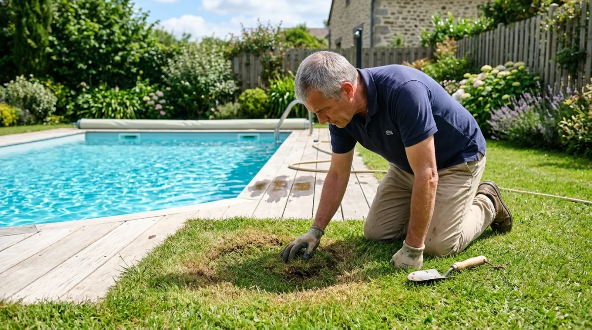 comment réparer fuite tuyau piscine enterrée