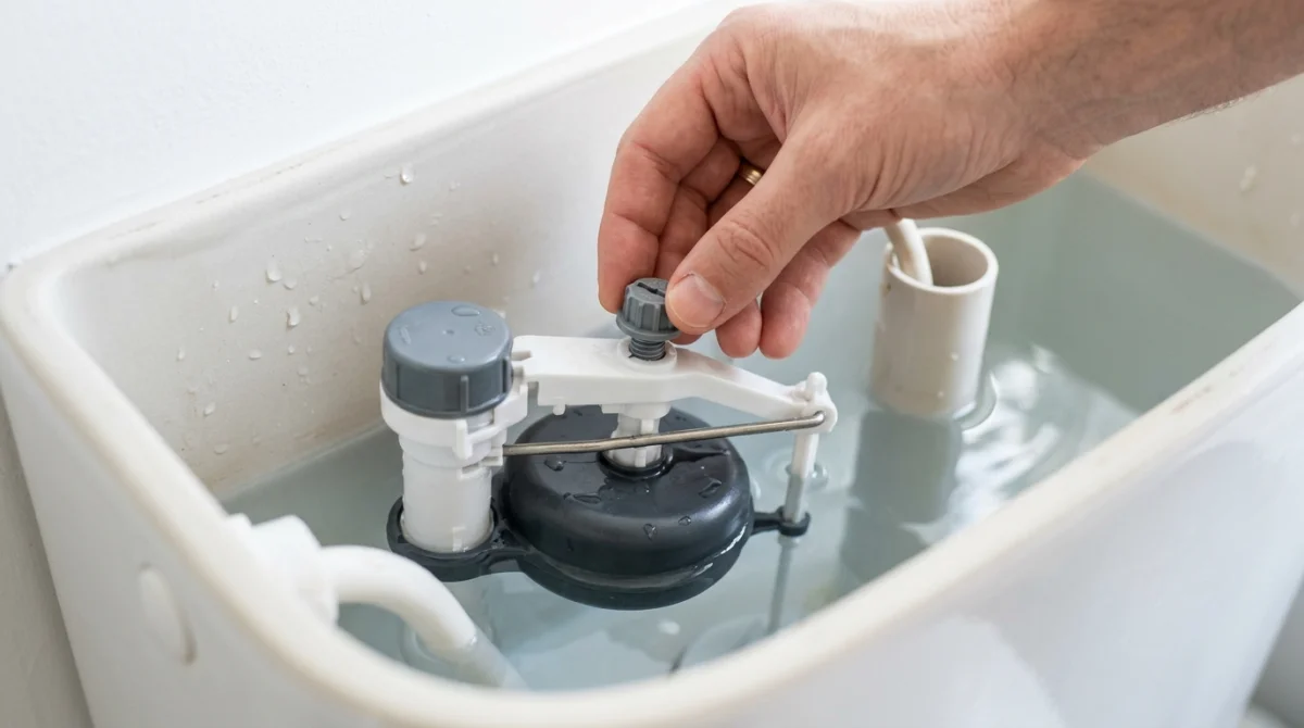 chasse d'eau qui ne se remplit plus