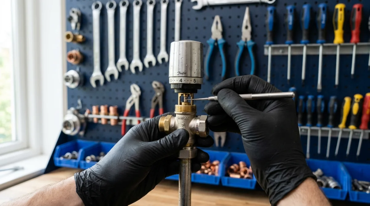 robinet thermostatique bloqué