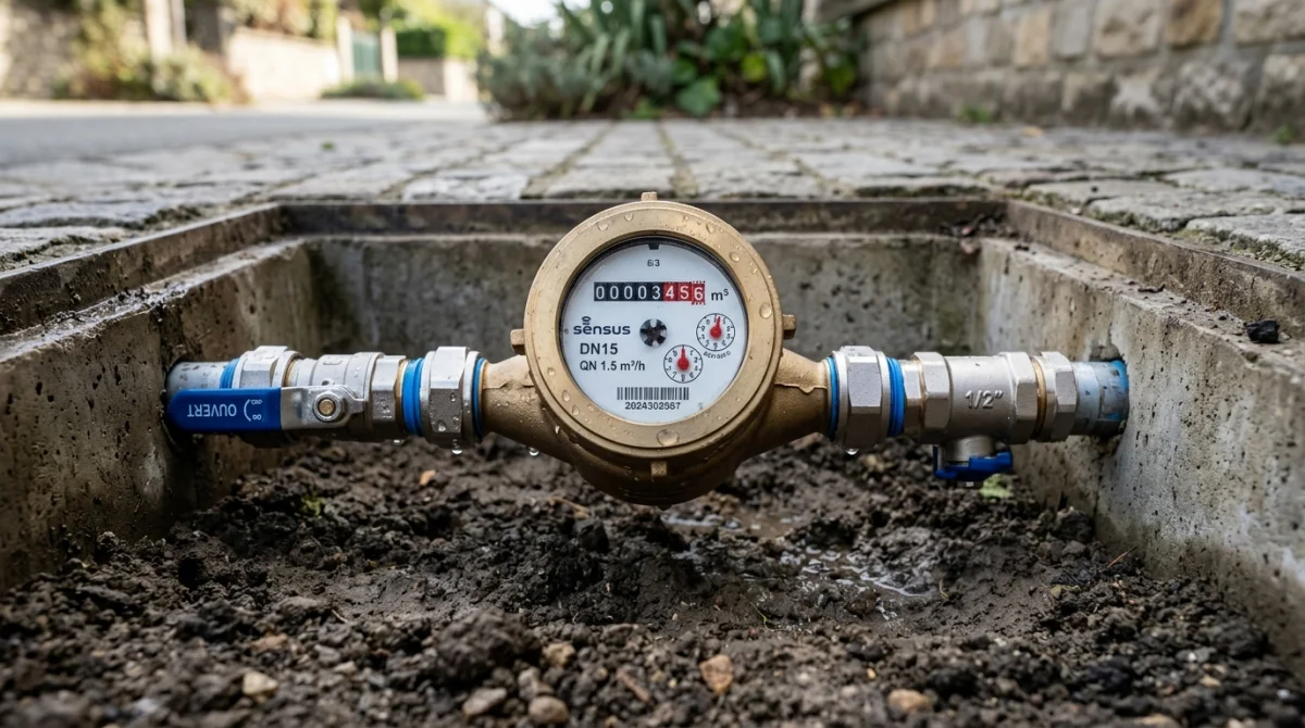 fuite avant compteur d'eau