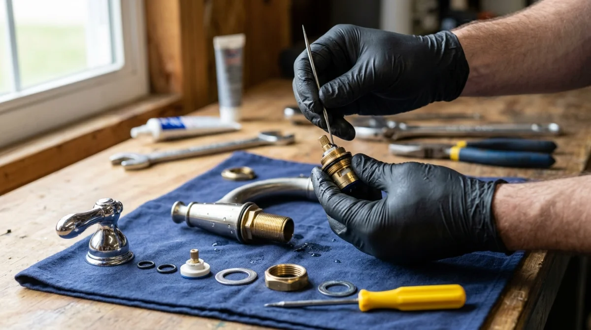 robinet extérieur qui fuit