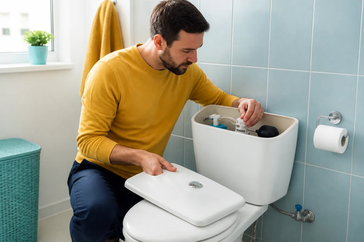 Comment réparer une chasse d'eau qui coule en permanence