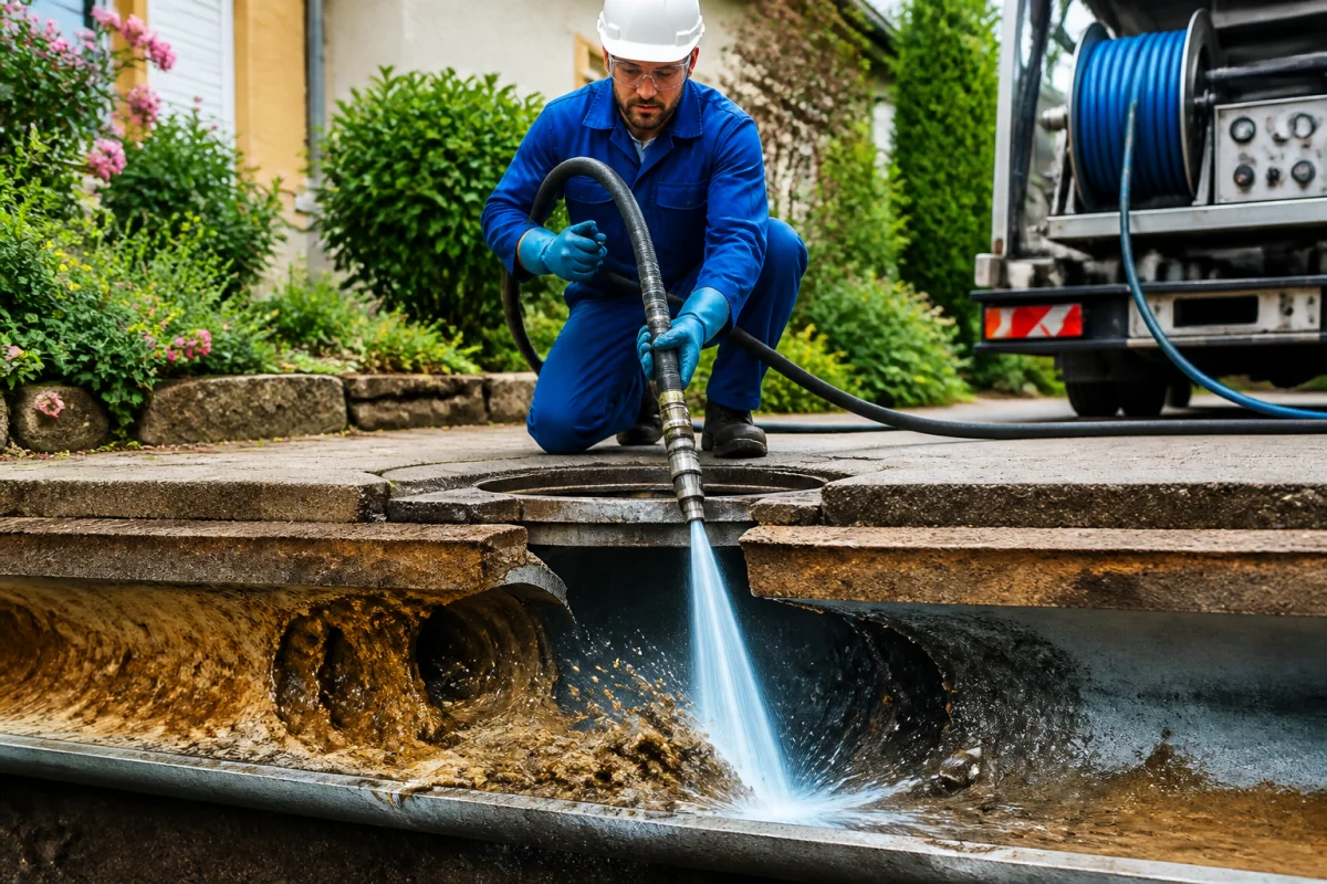 Comment déboucher une canalisation enterrée